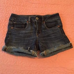 American Eagle 🦅 distressed jean shorts